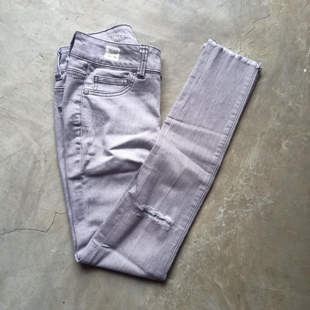 Blueasphalt Skinny Ripped Jeans Perfect Ankle Legging