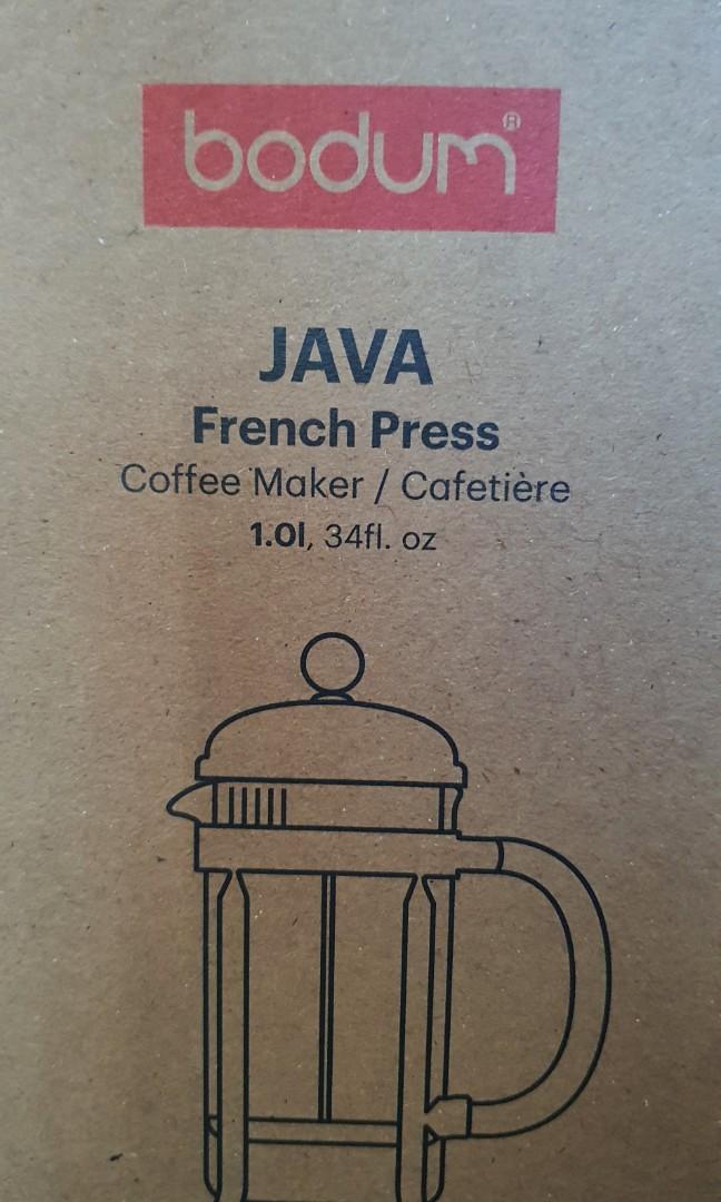 BODUM JAVA 8 CUP (1 LITRE) FRENCH PRESS COFFEE MAKER, TV & Home