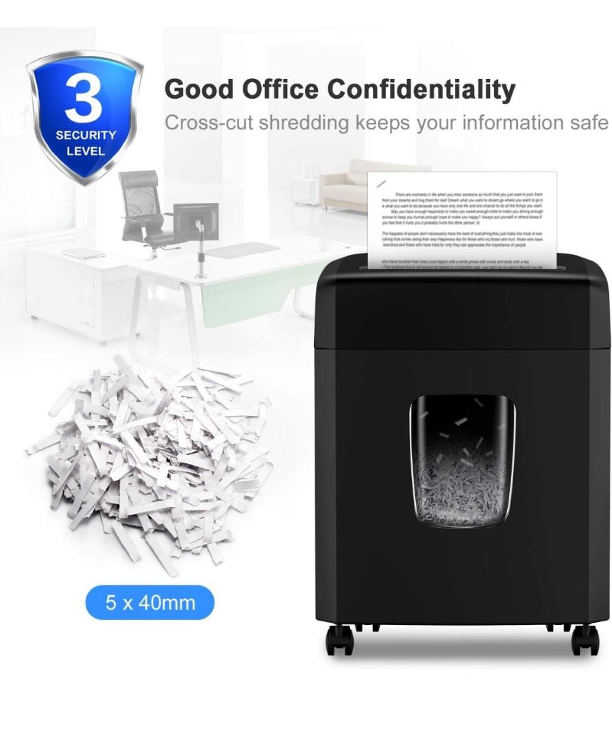 Bonsaii Paper Shredder For Office 90 Sheet Autofeed And Manual
