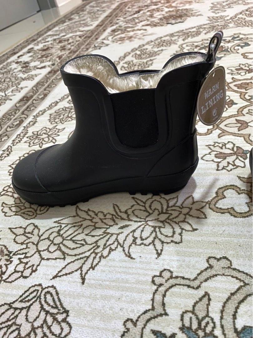 Lined ankle wellies best sale