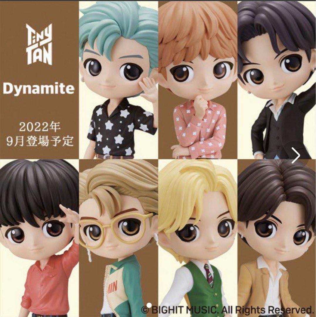 Qposket タイニータン　ダイナマイト　全7種　Aカラー TinyTAN Dynamiteの衣装を着たQ posketフィギュアがついに登場