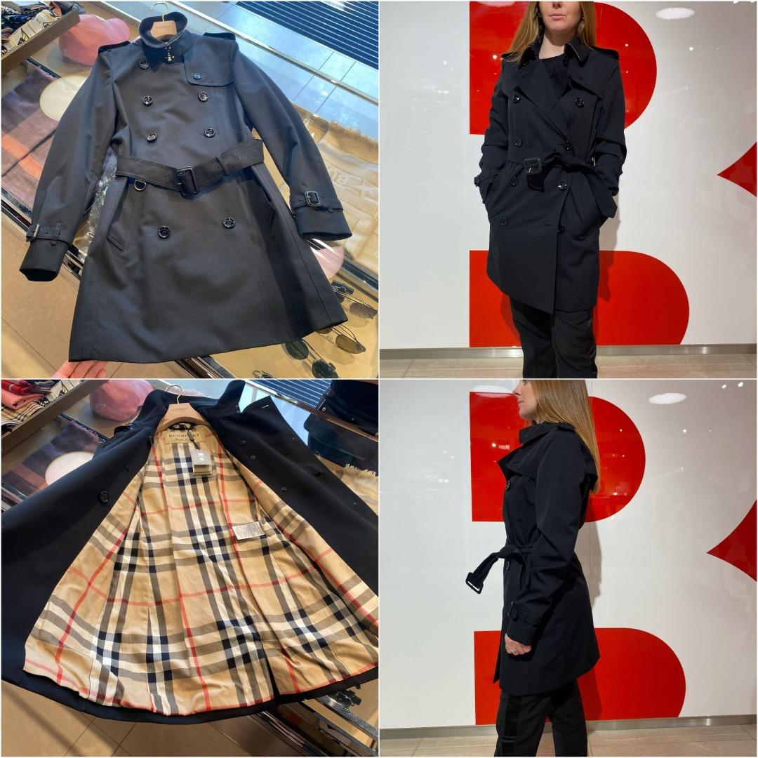 Burberry Harbourne Trench Coat / 女裝風褸(UK Size 4 / 6 / 8), 名牌, 服裝- Carousell