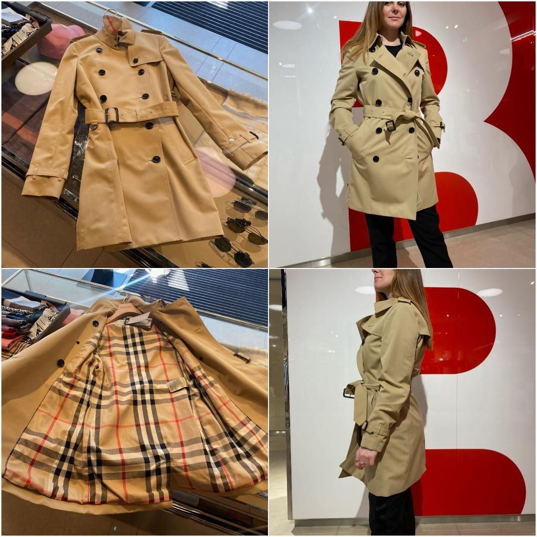 Burberry Harbourne Trench Coat / 女裝風褸(UK Size 4 / 6 / 8), 名牌, 手袋及銀包-  Carousell