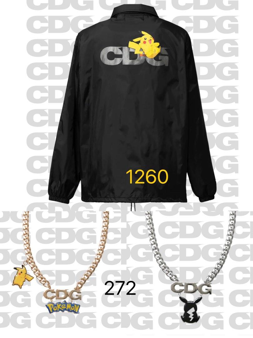 CDG x Pokémon jacket tee 帽, 男裝, 外套及戶外衣服- Carousell