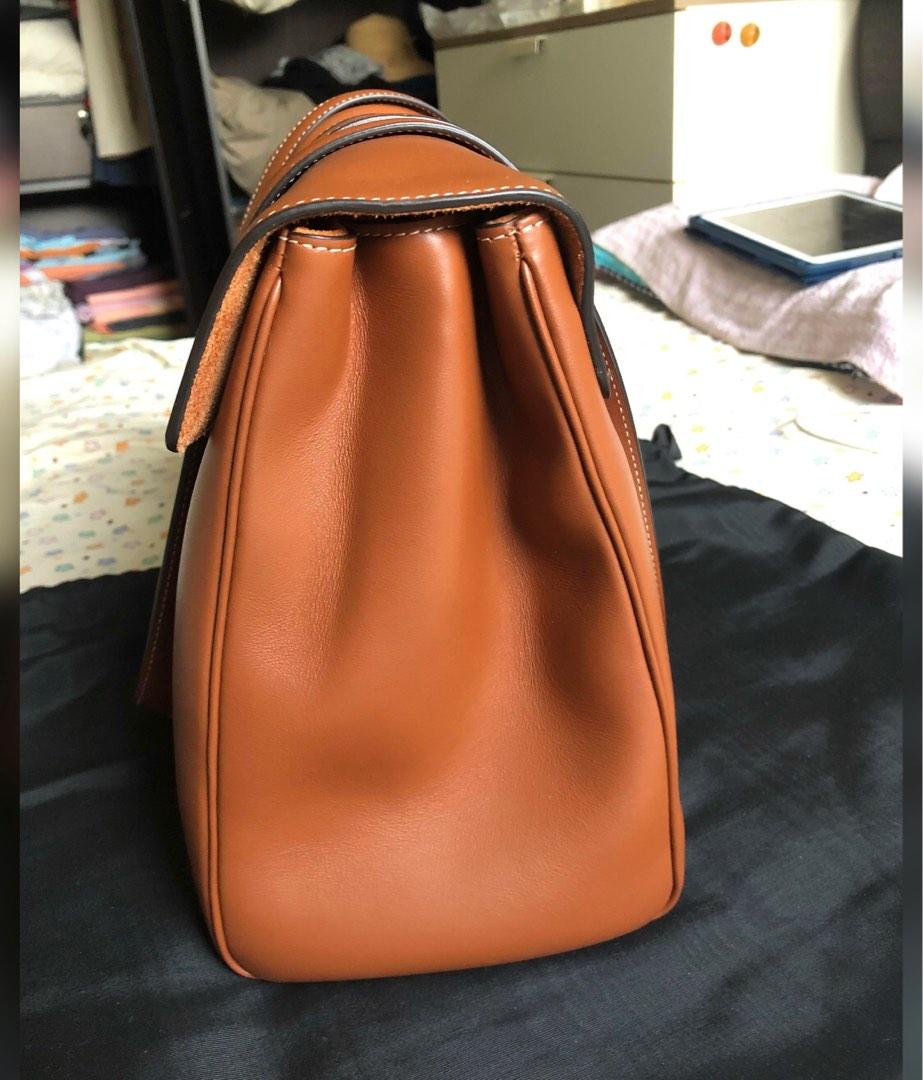 Celine medium soft 16 bag in smooth calfskin tan Women s Fashion