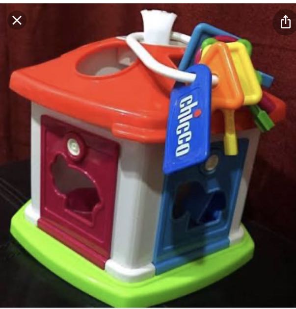 Chicco shape sorter sales with keys