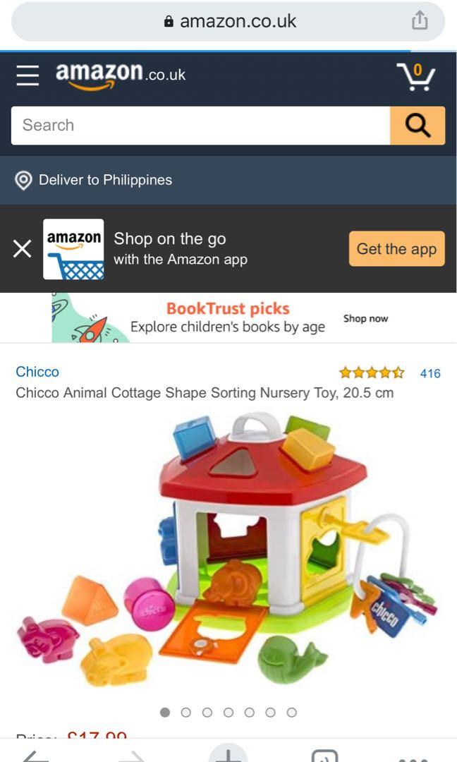Chicco animal shape sorter with keys Hobbies Toys Toys