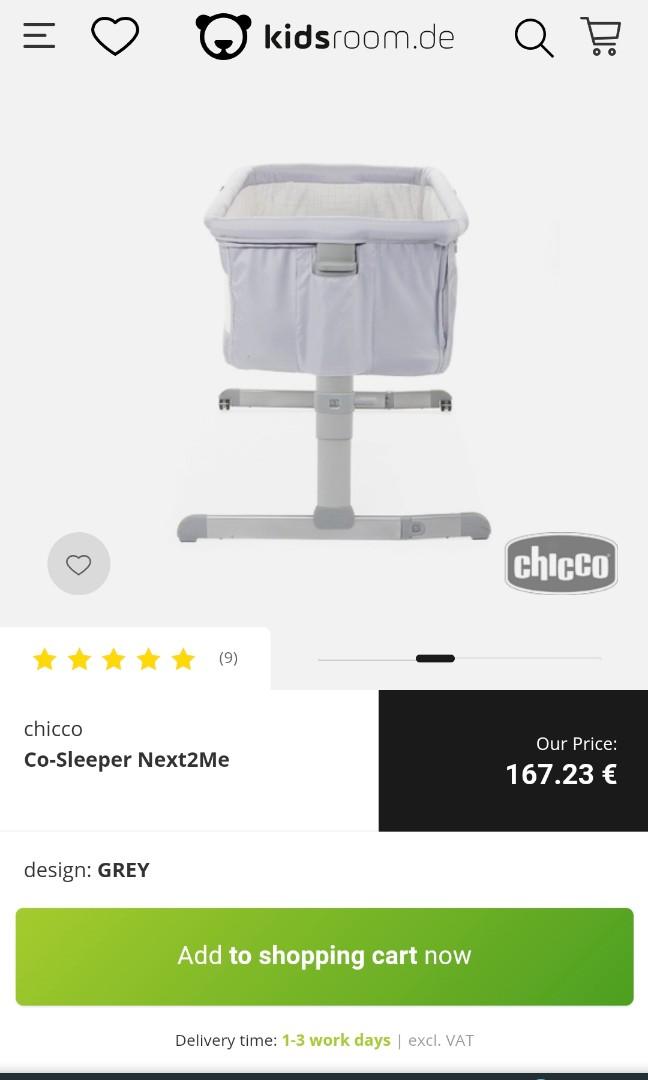 Chicco Next2Me Crib, Babies & Kids, Baby Nursery & Kids Furniture, Cots