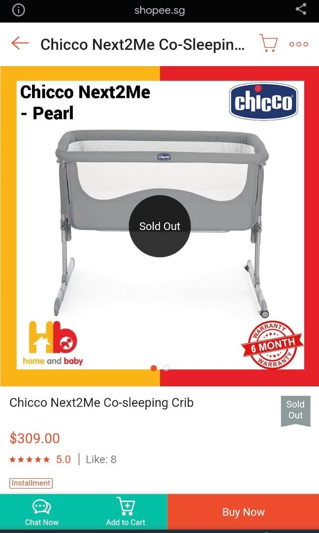 Chicco Next2Me Crib, Babies & Kids, Baby Nursery & Kids Furniture, Cots