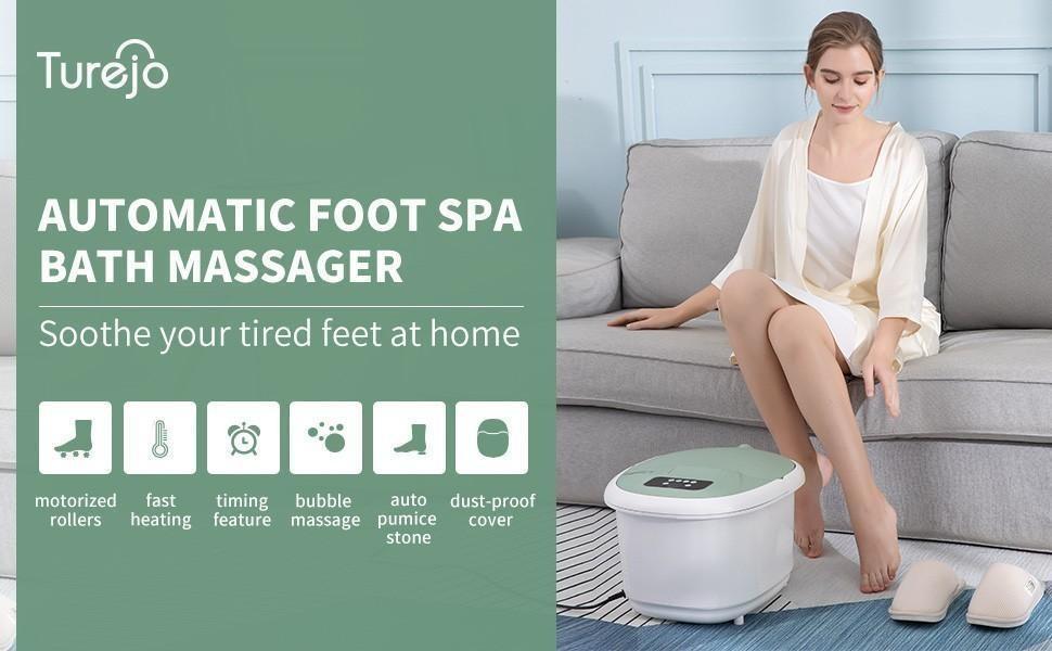 Clearance Sale BNIB Turejo Foot Spa Massager, Electric Foot Bath with