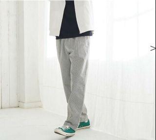 「COEN 」主廚褲CHEF PANTS  藍白直紋M號