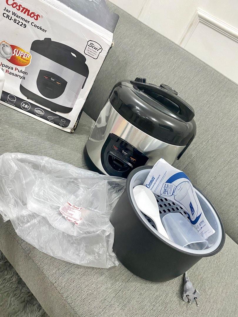 Cosmos CRJ8229 Rice Cooker Tongolan Super 2 L (Black), Kitchen