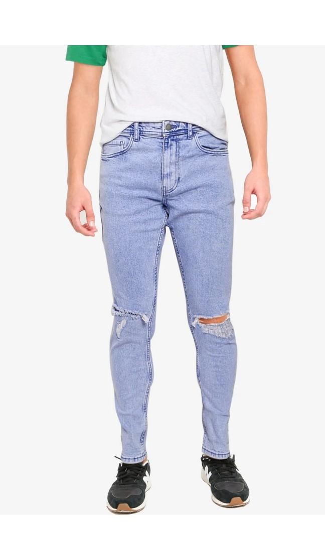 Cotton on hot sale ripped jeans mens