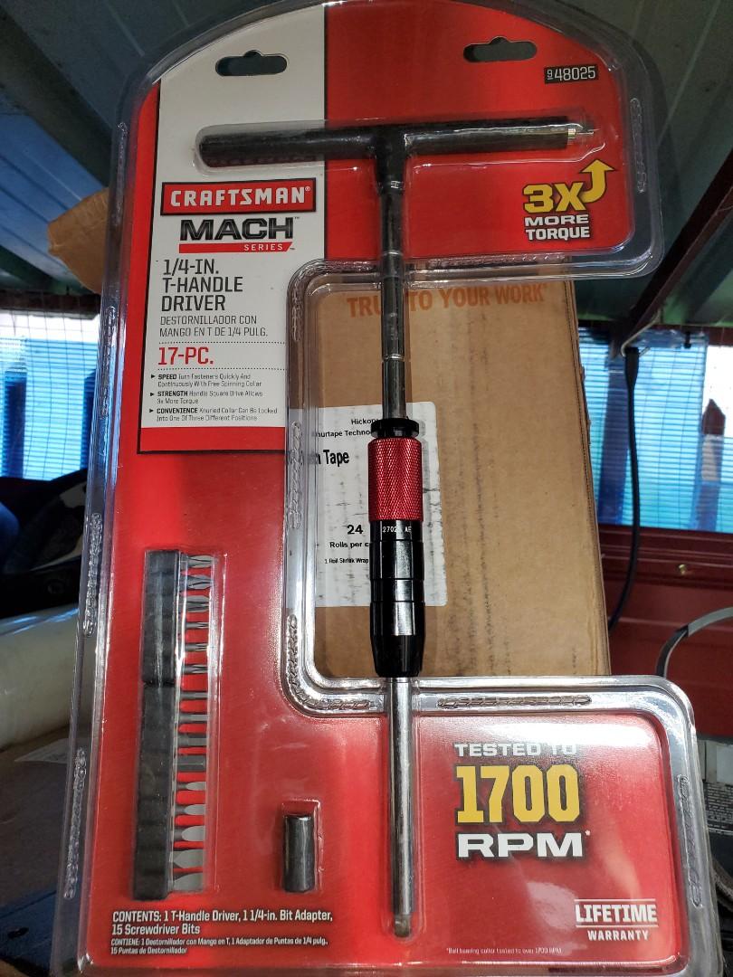 Craftsman t top handle driver