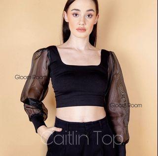 Crop top organza