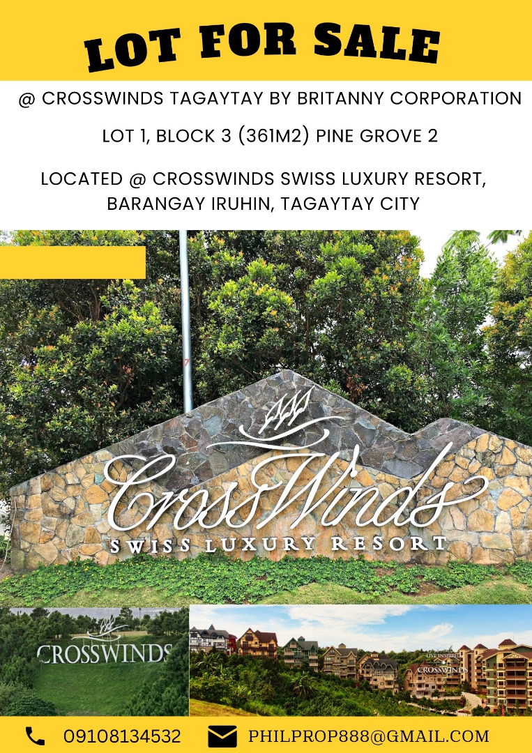 CROSSWINDS TAGAYTAY, Property, For Sale, Lot on Carousell