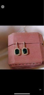 Emerald earrings