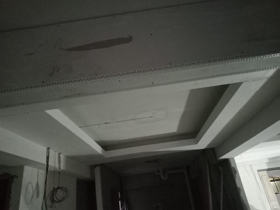 Construction New built building Partition wall False ceiling/ WALL PARTITION WORKS/Ceiling Repair/Wall Plastering/plastering services/HDB False ceiling62863075969667114