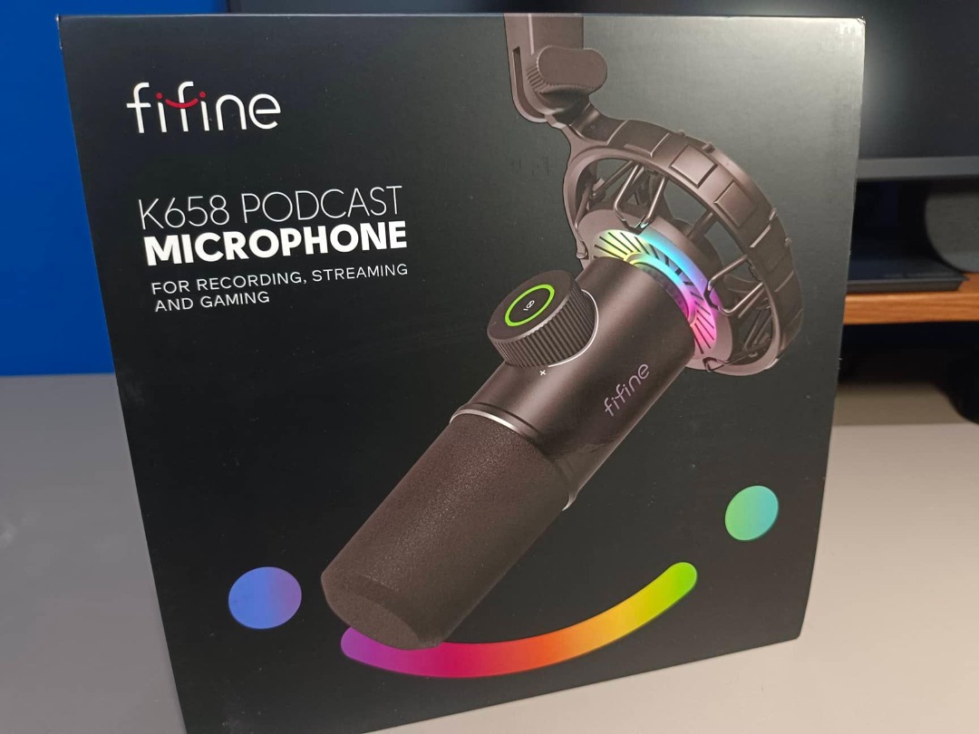 Fifine K658 Dynamic USB Microphone, Podcast, Recording, Streaming
