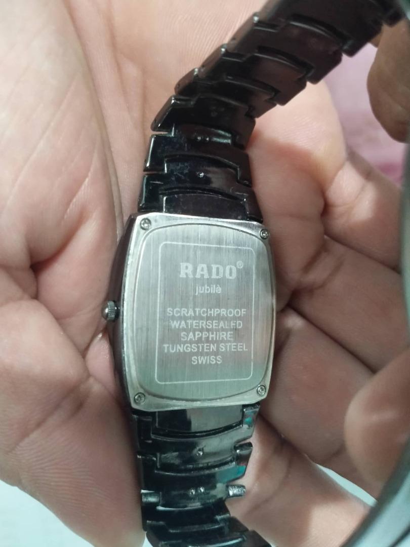Rado jubile scratchproof watersealed outlet sapphire tungsten steel swiss