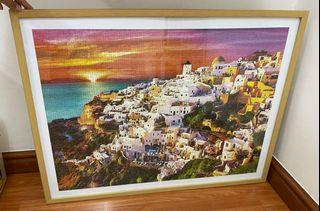 Framed Sunrise View Puzzle