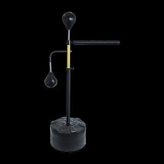 FREE STANDING PUNCHING BAG SPEEDBALL BOXING REFLEX TRAINING TARGET DUMMY GYM BLACK