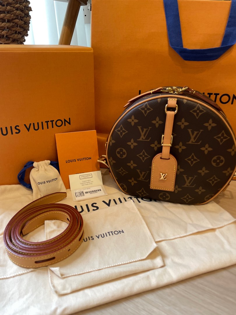 LV Mini Petite Boite Round Bag, Luxury, Bags & Wallets on Carousell