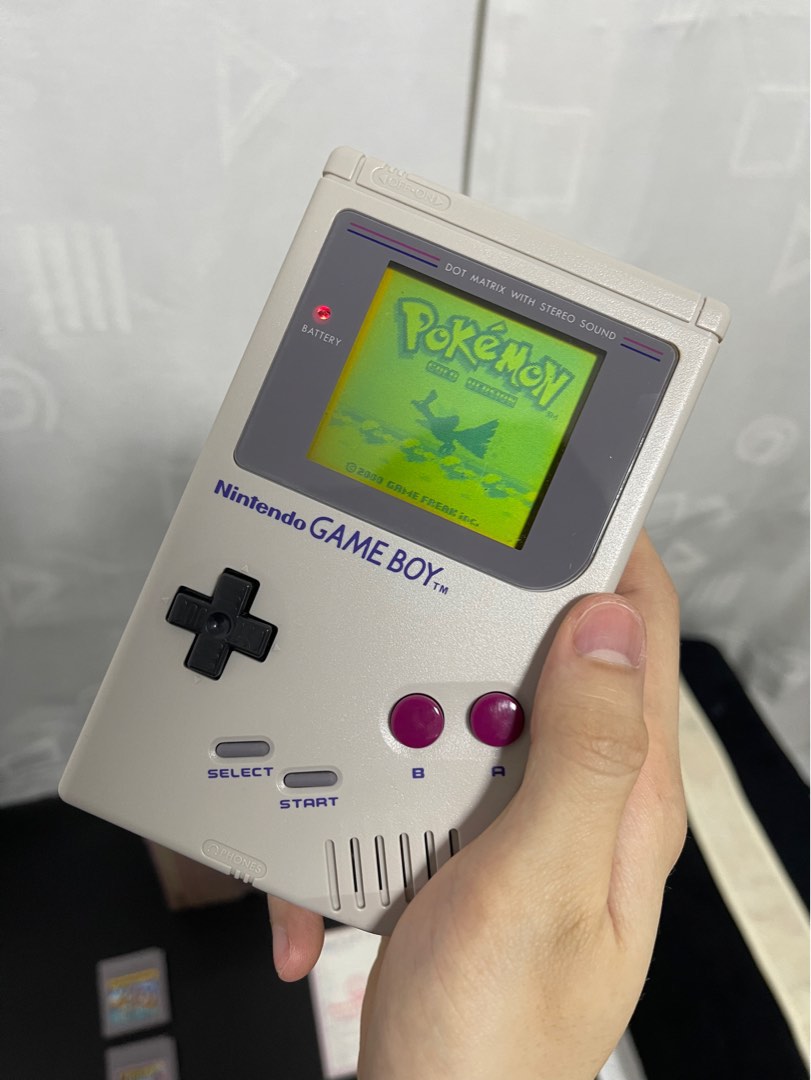 Gameboy DMG01 with original box, Video Gaming, Video Game Consoles, Nintendo on Carousell