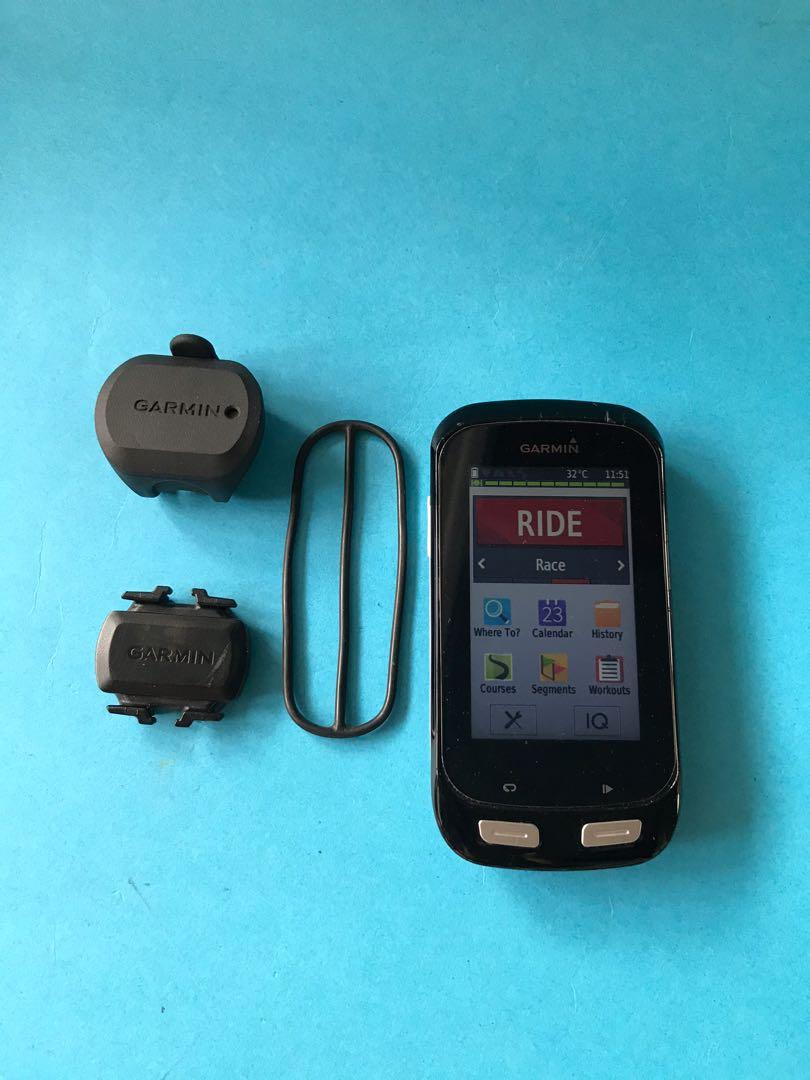 Garmin edge 1000 (英文）連踏頻，速度sensor, 運動產品, 單車及配件