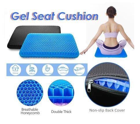 Gel Seat Cushion TPE Silicone Cooling Mat Honeycomb Thick Seat