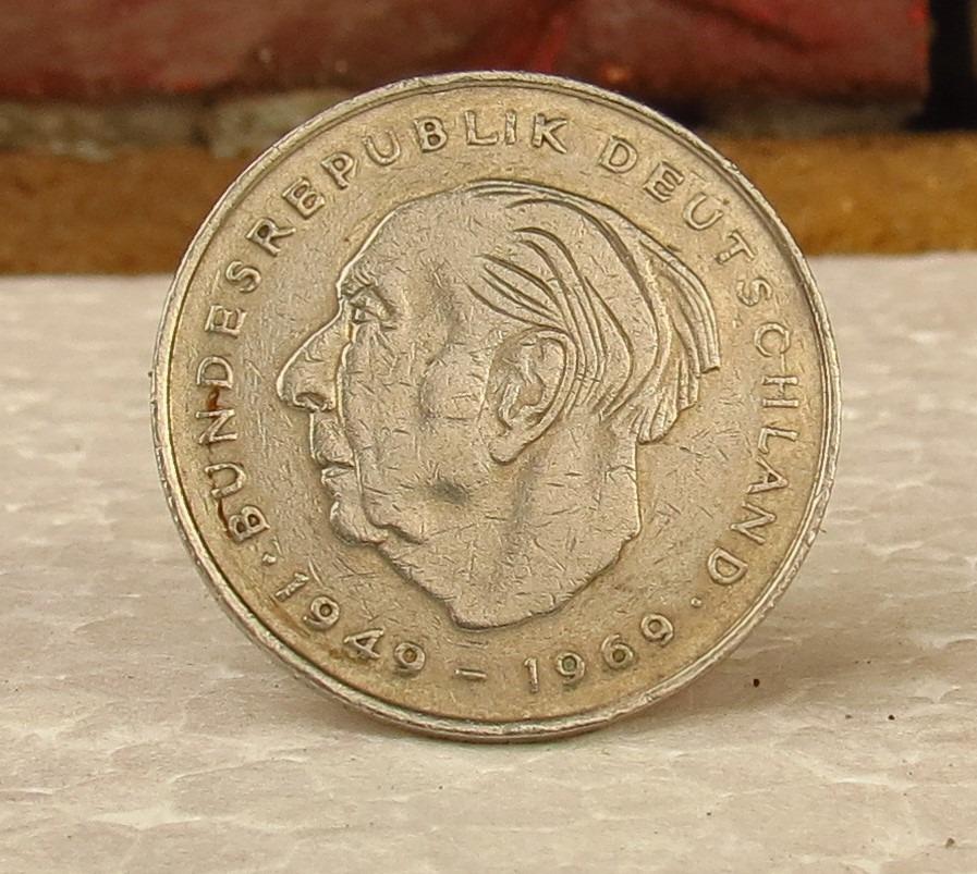 German Coins Deutsche Mark (Category: Currency) located in Pasig City. Submitted by askabel (Listing ID 1186572077, Image 1). Description: 5 pcs = German Coins 2 Deutsche Mark 1972 = Theodor Heuss (1884 - 1963), the first president of the Federal Republic of Germany. 1pc only.. 5 Deutsche Mark 1991 1pc 5 Deutsche Mark 1979 1pc 10 Pfennig 1988 1pc 5 Pfennig 1991 1pc .