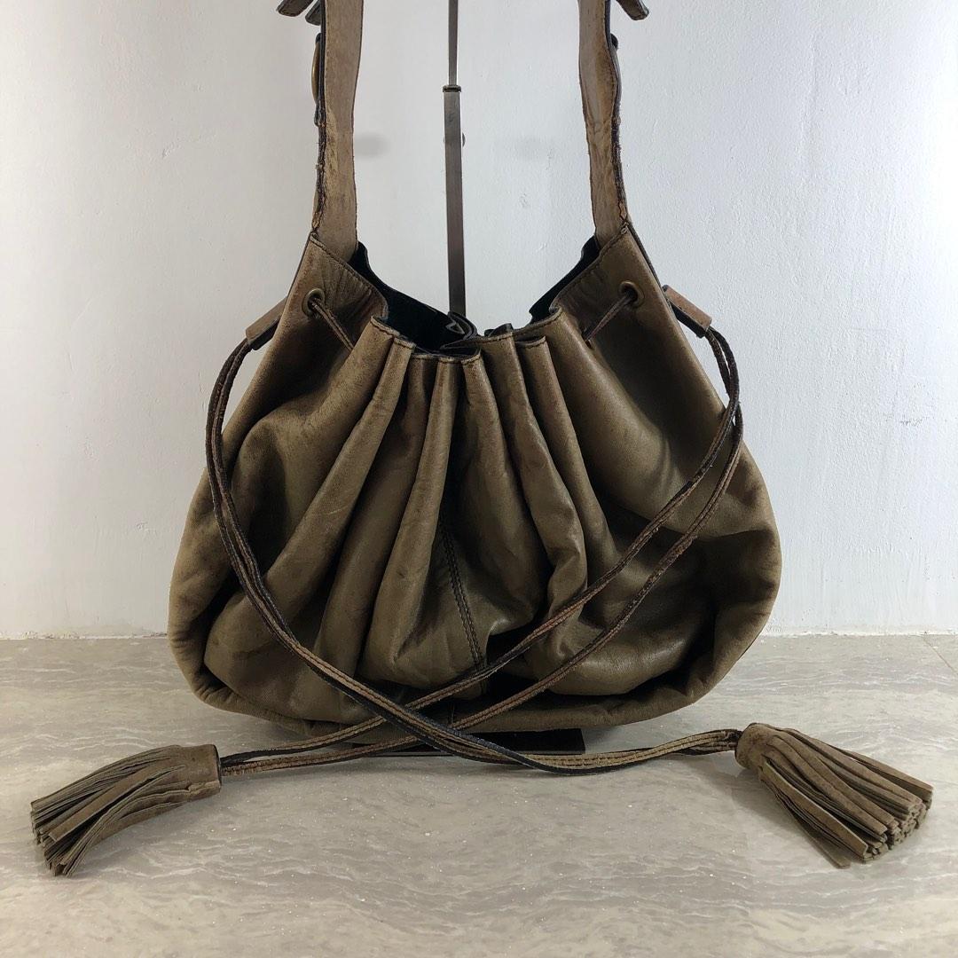Givenchy Archive Fringe Tassle Pumpkin Shoulder Bag, Luxury, Bags ...