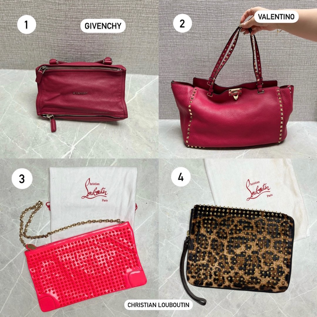 GIVENCHY/Valentino/Christian Louboutin bag, 名牌, 手袋及銀包- Carousell