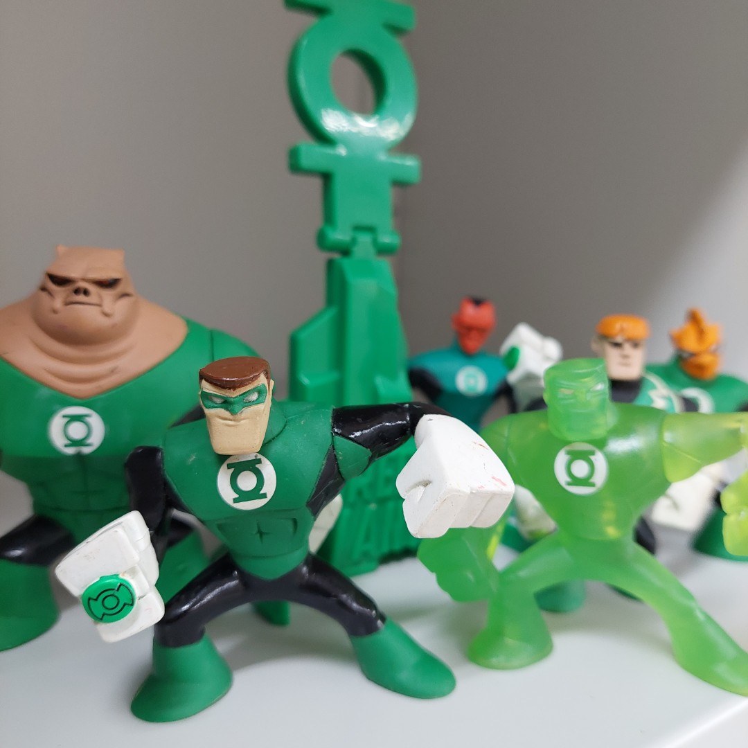 Green Lantern Corps DCU Action League Mini Fgure Set, Hobbies & Toys