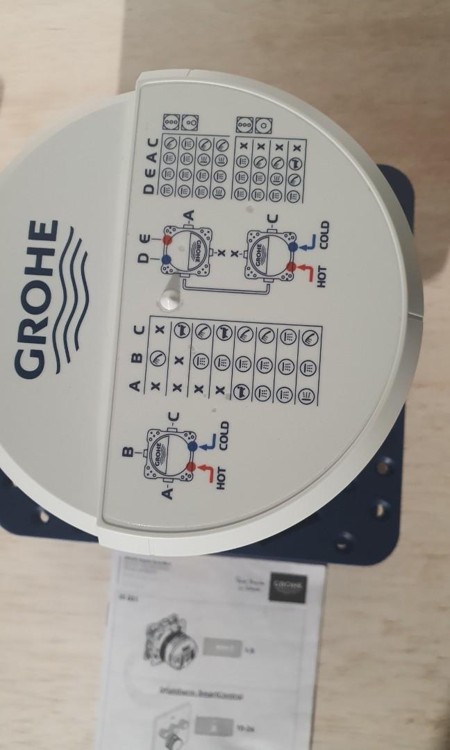 Grohe 35601000 Rapido Smartbox Universal RoughIn Box, StarLight Chrome