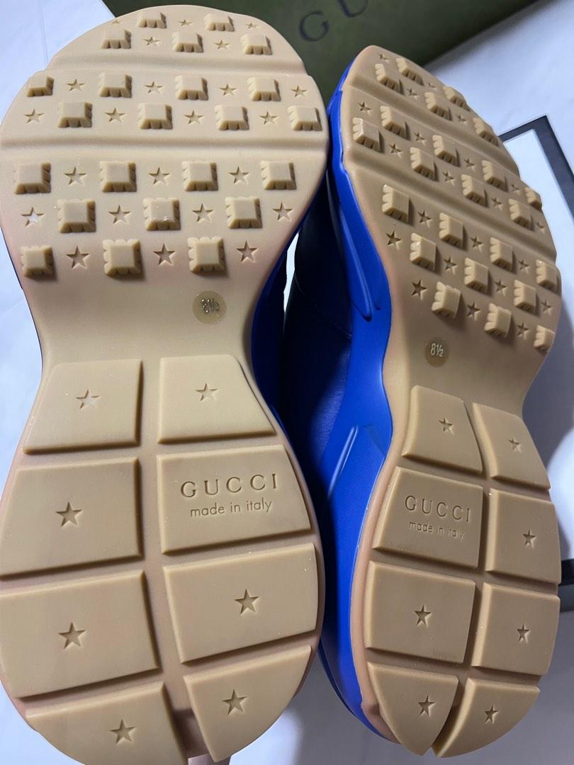 BRAND NEW Gucci yankee Rhyton (blue) size 8.5, Men's Fashion, Footwear ...
