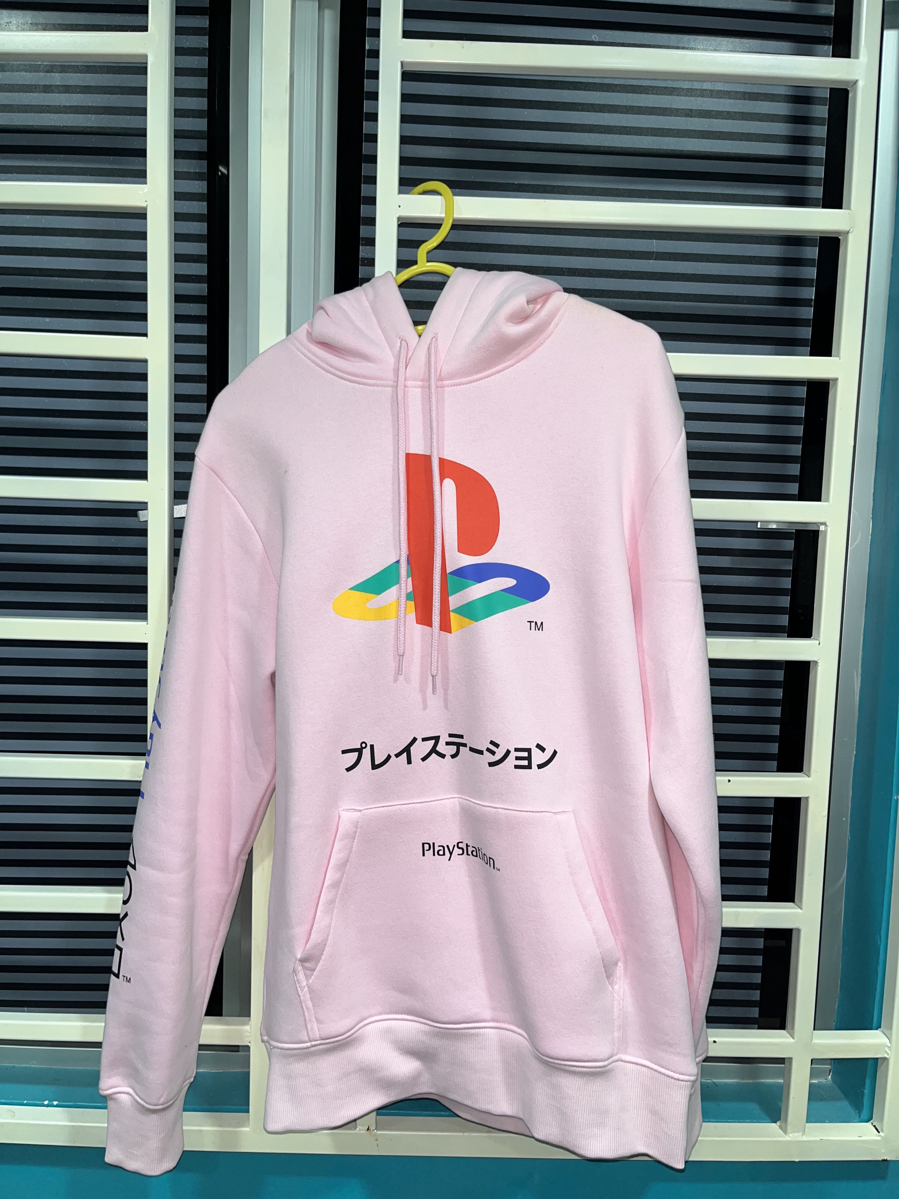 Playstation hoodie pink hotsell