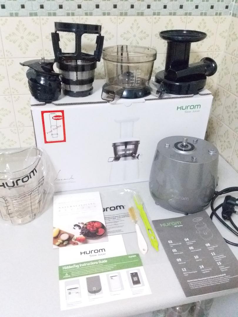 HUROM SLOW JUICER HPDBG12 Dark Gray MADE IN KOREA, TV & Home