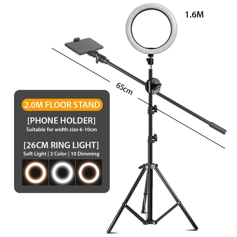 [iDS] Photography Lighting Tripod Stand Livestream Stand Overhead Food ...