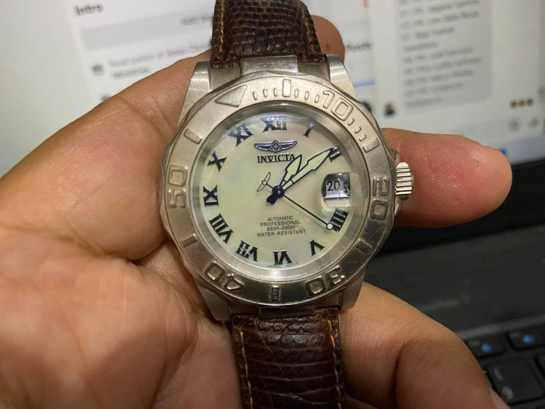 INVICTA 9210 Pro Diver MOP Automatic 40mm. Silver Dial Stainless Steel Men s Watch