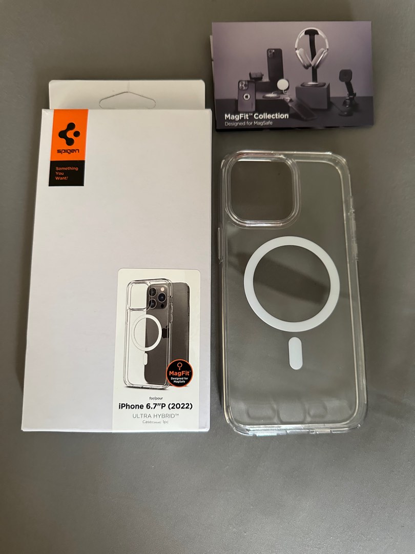 Spigen iPhone 14 Pro Deksel Ultra Hybrid MagFit White - Elkjøp