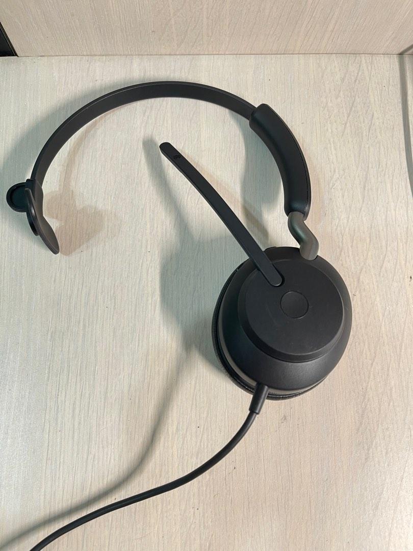 Jabra Evolve2 40 UC Mono USB-A Headsets (2408-988-9999), Audio, Headphones  & Headsets on Carousell