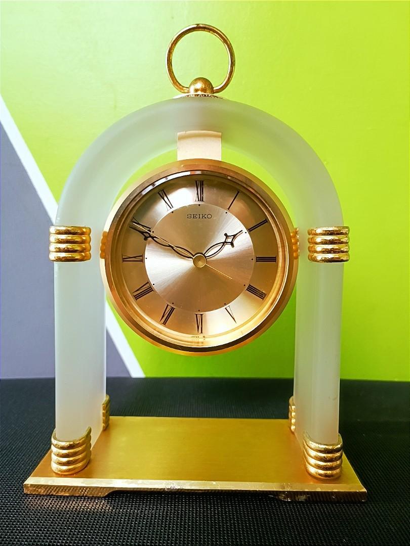 Japan Surplus Seiko Vintage carriage clock, Furniture & Home Living