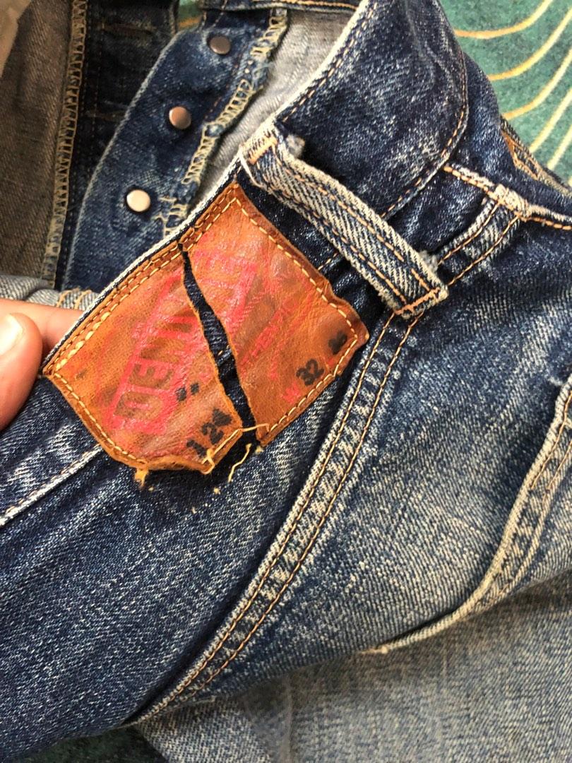 Jean Selvedge vintage jean japan kepala kain, Men's Fashion, Bottoms ...