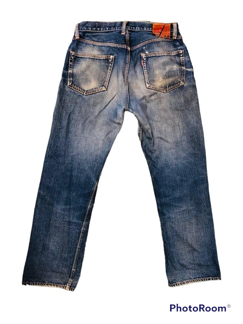 Jean Selvedge vintage jean japan kepala kain, Men's Fashion, Bottoms ...