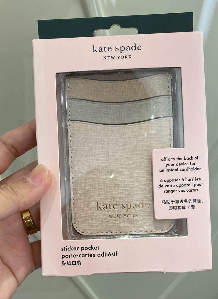 Kate Spade Phone Card Holder, Men's Fashion, Watches & Accessories, Wallets  & Card Holders on Carousell