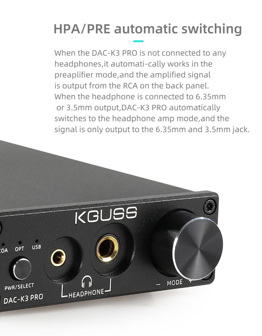KGUSS DAC AMP-K3 PRO, Audio, Soundbars, Speakers & Amplifiers on Carousell