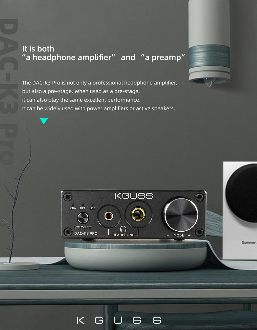KGUSS DAC AMP-K3 PRO, Audio, Soundbars, Speakers & Amplifiers on Carousell