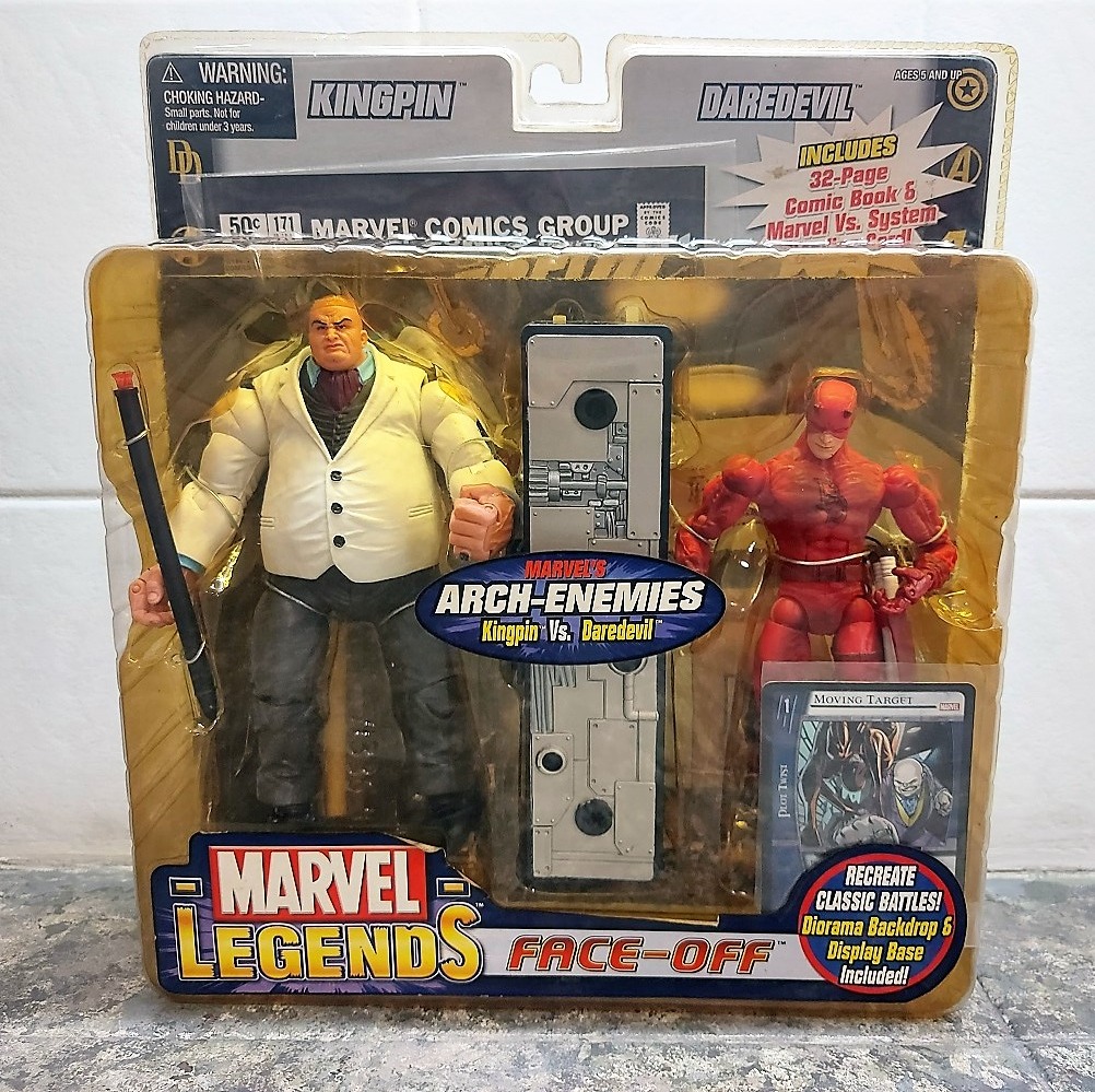 Daredevil/kingpin/punisher Head Sculpt Marvel Legends Scale 