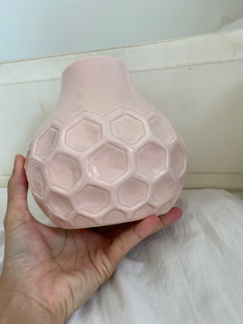 Kmart Pink Vase, Furniture & Home Living, Home Decor, Vases